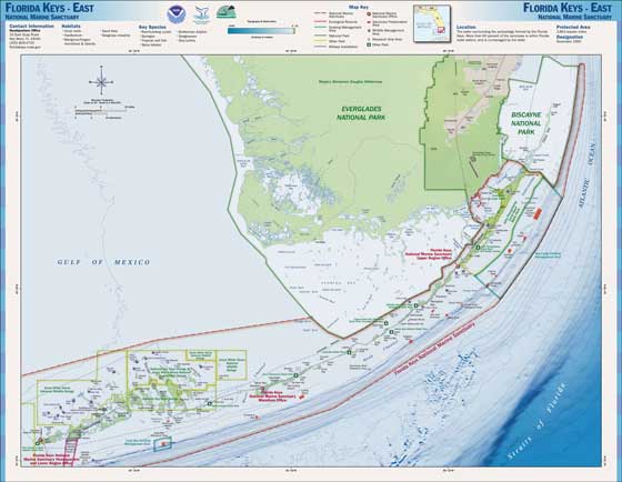 Carysfort Reef is located in the eastern portion of the Florida Keys National Marine Sanctuary, offshore of Key Largo. Credit: National Oceanic and Atmospheric Administration.