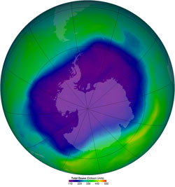 Where the ozone goes, everyone knows.