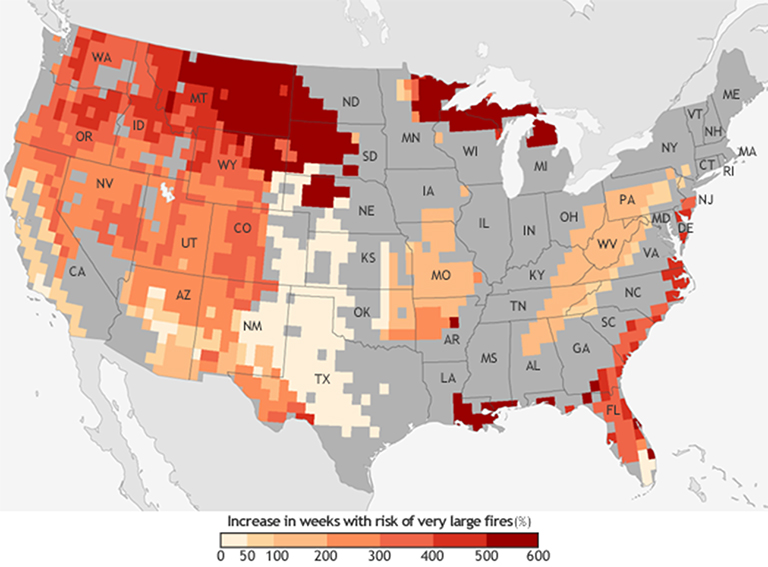 very large fire weeks