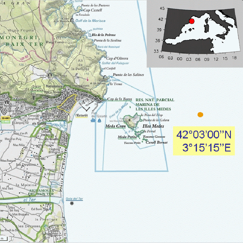 L'Estartit station location 1