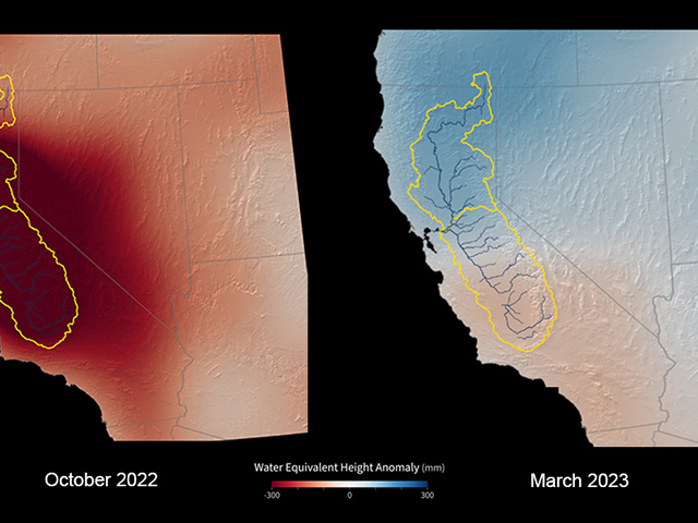 US-German Satellites Show California Water Gains After Record Winter