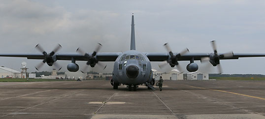 NASA’s C-130 aircraft will carry scientists over the Arctic starting this month from northern Greenland and Fairbanks, Alaska. Image Credit: NASA