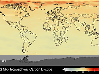 Atmospheric CO2 from AIRS 2002-2016