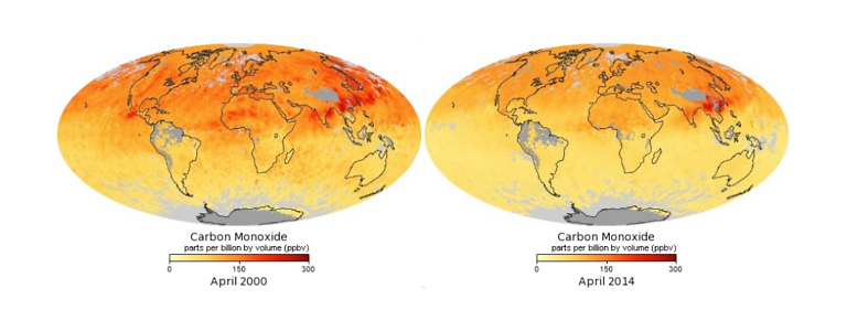 Tropospheric carbon monoxide